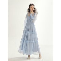 Isabel Smock Long Dress