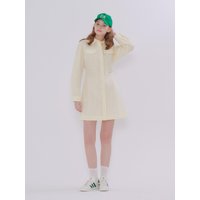 MET line shirt mini dress yellow