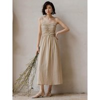 Slim Tube Top Suspender Dress