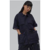 NYC Black Series Utility Shirt Jacket_Crown Navy