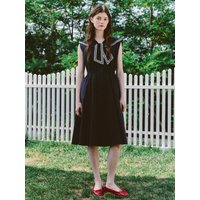 Ribbon Tie Sailor Sleeveless Dress (MAEBOP21MNY)