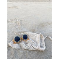 LIBEAR Multipurpose Cotton Mesh Drawstring Bag