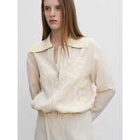 BIG KNIT COLLAR JUMPER(LIGHT BEIGE)