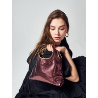 burgundy coin bag leather tote bag clutch