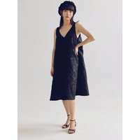A-LINE MIDI DRESS