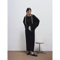 Velvet Sweat Skirt Navy (TA4727A07R)