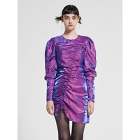 Diagonal Two - Tone Cocktail Dress Purple WBAFOP00
