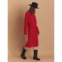 Pale Wrap Skirt (Red)