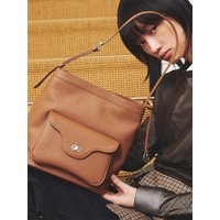 Suave Leather Bucket Bag