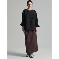 VEGAN LEATHER SLIT SKIRT WN