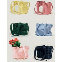 Vintage Reversible Canvas Shoulder Bag