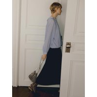 WOOL MAXI TROUSER SKIRTS_2COLOR