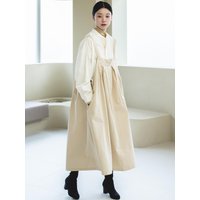 Big Cream Jumper Dress
