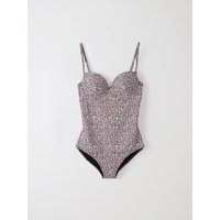 Classic Halter Neck Floral Swimsuit
