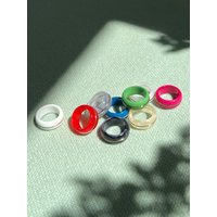 Golden Circle Statement Plated Ring
