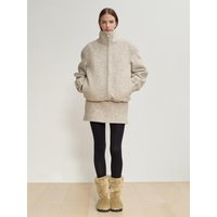 Wool Blend Hidden Inner Culotte Pants
