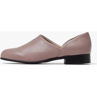 Oak Smooth Leather Round Toe Loafer