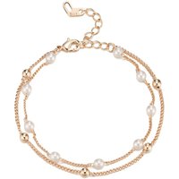 Pearl Round Shell Delicate Bracelet (ELBRBB061)