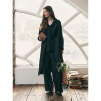 Bevel Button Retro Elegant Coat