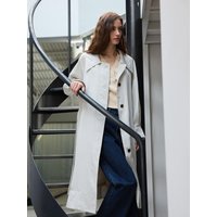 Wide Collar Single Rayon Blend Trench Coat (IRSP0TC501)