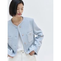 25SN mellow tweed blazer