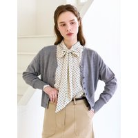 Soft V-neck Button Cardigan