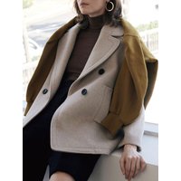 Preppy Overfit Double Coat (Y15YJC011)