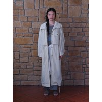 Oversize Nylon Trench Coat