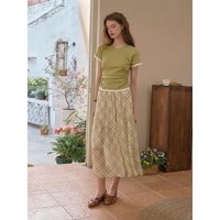 SR Light Holiday Plaid Skirt