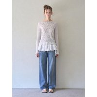 MINA SHEER DOUBLE WRAP LAYERED SKIRT