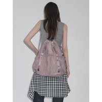 Ribbon String Shimmering Gym Backpack