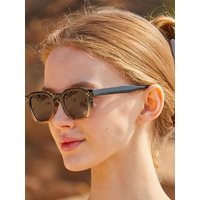 Layered Horn-Rimmed Gradient Multi-Angular UV Protection Sunglasses (DGGRB)