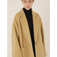 SURI ALPACA SINGLE OVERFIT COAT