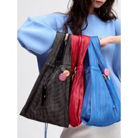 Mesh Pin Button Tote Bag (LPACM025C01)