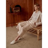 Angela Loafer Cream White