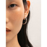Rope Hoop Earring-small