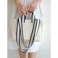 Mini Two-tone Strap Tote Bag
