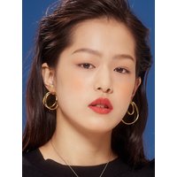 Playing Wire Hoop Earring