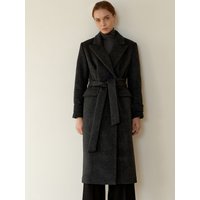 Just Grey Wool Double Coat