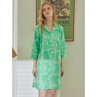 Bandana Pattern Long Shirt_Green