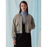 Padded Blouson Jumper _ Light Khaki