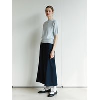 Diagonal Satin Mermaid Skirt