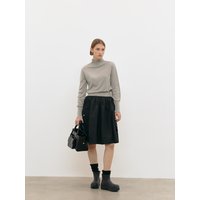 Plain Turtleneck Knit Top _2 Colors