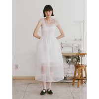 Bridal Peony Tiered Dress _ White