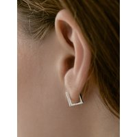 Basic Square Hoop Earring