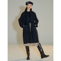 Signature Mac Trench Coat (Navy)