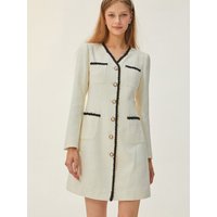 Lana Velvet Tweed Dress (2 Colors)