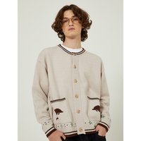 Knitted Cardigan _ Beige