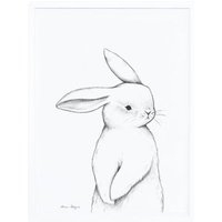 Lilipinso Konijntjes poster met lijst