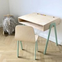 In2Wood Kinderbureau plus stoel mint